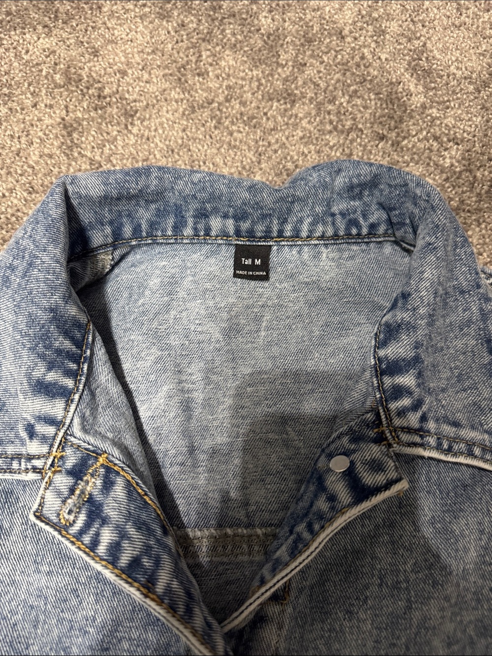 Light Wash Denim Jacket - Picture 3 of 9